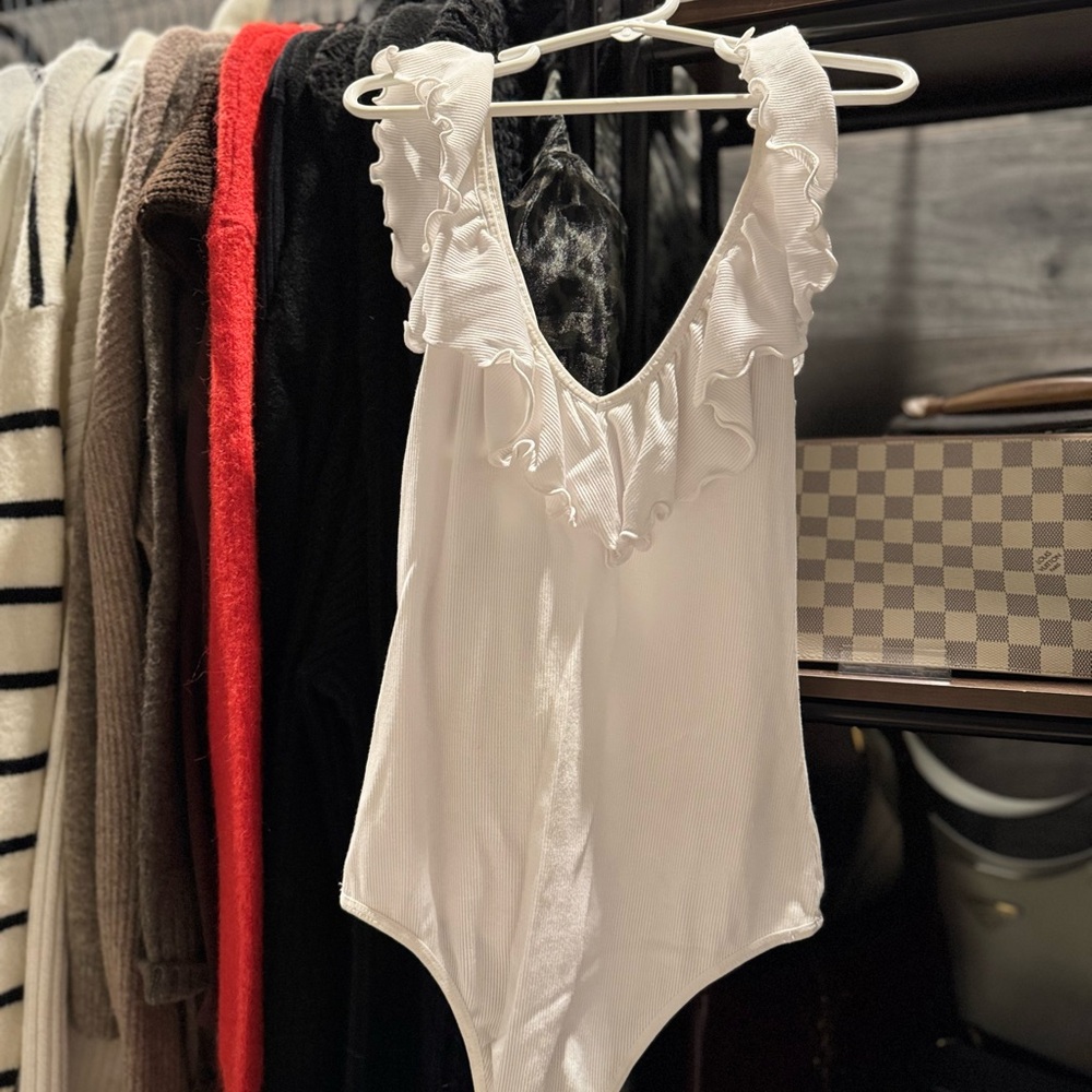 Wilfred White Ruffled Chemise